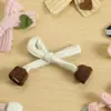 Novo Estilo Coreano Pequeno Fresco Tecido de Pelúcia Coração Laço Acessórios de Cabelo Feito à Mão DIY Sapatos, Chapéus, Meias, Acessórios de Vestuário e Acessórios