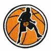 Patch Bordado Personalizado de Desenho Animado de Jogo de Basquete Série Esportiva Patch Decorativo Emblema Bordado Acessórios para Roupas com Suporte Adesivo