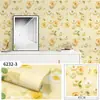 Papel tapiz estilo ins autoadhesivo de planta flor papel tapiz autoadhesivo pegatinas instantáneas pegatinas de pared venta al por mayor al contado a prueba de humedad decoración de dormitorio