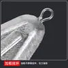 Anillo Colgante en Forma de Corazón de Pollo, Anillo Colgante de Acero Inoxidable, Anillo Plano de Plomo Puro, Resistente al Agua, Plomo para Pesca de Lanzamiento a Larga Distancia, Otros