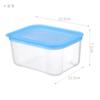 Caja de plástico para guardar alimentos en el frigorífico o la cocina, ideal para microondas, carne congelada, subpaquete, fruta, bento.