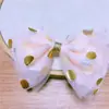 Estilo coreano bronceado lunares punto punto punto malla lazo DIY lazo hecho a mano ropa de niño material accesorios decoración