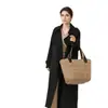 Nueva Moda Simple Bolsa de Algodón Portátil de Gran Capacidad para Mujer Bolso Tote de Viaje al Trabajo Bolso de Hombro Único Cruzado