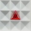 3X3~8X8Mm 5A Wuzhou Piedra Preciosa Artificial Triangular Ángulo Recto Zircón Colorido Zirconia Cúbica Sintética Cuentas Sueltas