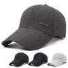 Primavera e Outono Novo Extended Brim Baseball Cap Middle-aged and Old Men's Cap Outdoor Travel Fishing Hat Sun Hat