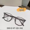 Librito Rojo artefacto de cara lisa gafas transparentes de montura grande para miopía mujeres se pueden graduar hombres estilo coreano moderno adelgazante para cara redonda