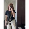 Camiseta de Verano 2026 Cómoda de Secado Rápido Protección Solar Corte Holgado Estilizante Fresca Casual Manga Corta para Mujer Nuevo Estilo 2026
