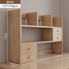 Estante Nórdica Prateleira de Armazenamento de Mesa Suporte para Livros de Mesa Prateleira de Armazenamento de Livros Multicamadas Prateleira de Armazenamento Simples na Mesa