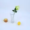 Decoração de Casa para Casamento Flores Artificiais Buquê de Noiva Rosa Única de Acácia Venda por Atacado Plantas Verdes de Alta Simulação