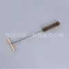 Cepillo de Alambre de Acero Inoxidable 304 de 300 mm de Largo con Mango de Madera para Limpieza, Pulido y Desbarbado de Tuberías - Producto de Venta Caliente Transfronterizo