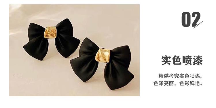 两色喷漆蝴蝶结耳钉详情_10.jpg