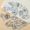 Concha de Caracol Luminosa de Colores Llavero Hecho a Mano DIY Colgante para Bolsos Pendientes Accesorios de Joyería Acrílicos