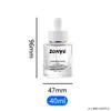 En Stock Botella Redonda de Vidrio con Gotero de Perfil Bajo de 40 ml y Fondo Grueso, Botella para Aceite Esencial y Sérum, Material de Empaque para Cuidado de la Piel, Personalizable