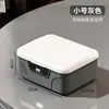 Caja de almacenamiento con protección de contraseña para objetos de valor, caja de almacenamiento de plástico para documentos privados, caja de almacenamiento con cerradura para organización del hogar y del coche