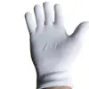 Guantes de Etiqueta para Actuación Infantil al por Mayor para Primavera, Verano y Otoño, Adecuados para Estudiantes de Primaria y Secundaria, Gimnasia, Eventos Deportivos y Danza, Hechos de Nylon Blanco con Cinco Dedos