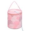 Tubo de Almacenamiento de Lana Bolsa de Almacenamiento de Lana Estampada con Tapa Herramientas de Tejido de Lana Hechas a Mano Bolsa de Almacenamiento Portátil Bolsa para el Polvo