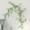 Enredadera de Margarita Girasol Pequeño Tira Artificial para Decoración de Conducto de Aire Acondicionado de Sala de Estar Cubierta de Ventana Interior Planta Verde de Alta Simulación