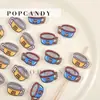 DIY Oso de Dibujos Animados Lindo Taza Cadena para Teléfono con Cuentas Acrílicas Colgante Llavero Accesorios Rectos Hechos a Mano para DIY