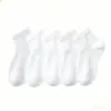 Meias Infantis, Estilo Verão Fino, Algodão Puro, Classe A, Meias Sem Costura para Meninos, Absorventes de Suor, Malha Respirável, Meias até o Meio da Panturrilha para Meninas Estudantes