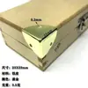 Hardware Acero Inoxidable Protector de Esquina Caja Accesorios de Caja Esquina Cosméticos Manualidades Caja Caja de Aluminio Código de Esquina