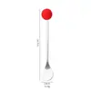 Tenedor cuchara de fruta de acero inoxidable transfronterizo de dos piezas, tenedor cuchara de dibujos animados creativos, cuchara para mezclar café, tenedor cuchara de postre, regalo
