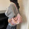 Bolsa Tendência Elegante e Simples Estilo Coreano Outono e Inverno 2025 Novo Inverno Bolsa de Ombro de Grande Capacidade Bolsa Artística
