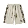 Pantalones Cortos Bordados para Hombre, Pantalones Casuales de Verano para Jóvenes, Shorts Deportivos Casuales de Moda, Shorts de Playa Talla Grande, Seda Helada de Secado Rápido