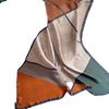 Bufanda de Seda de Estilo Coreano de Moda de Primavera y Otoño 2022 con Combinación de Colores Geométricos Chal para Aire Acondicionado de Doble Uso para Mujer Bufanda de Playa para Mujer