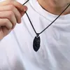 Pingente de lobisomem de aço titânio estilo punk retrô hip hop europeu e americano personalidade Gato feminino unissex colar atacado de fábrica