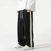 Pantalones casuales de estilo americano para hombre, nuevos pantalones deportivos de verano de estilo coreano para hombre, pantalones deportivos holgados y combinables para estudiantes, pantalones de pierna ancha de marca de moda.