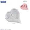 Molde de silicona para portavelas de cristal epoxi con forma de corazón, redondo, para bricolaje, venta al por mayor