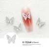 Acessórios de Nail Art Borboleta Mistos Estilo Novo Celebridade da Internet Inspirado no Ins, Formas Tridimensionais Grandes e Pequenas, Acessórios de Decoração de Unhas DIY