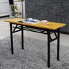 Mesa Plegable Larga Simple Mesa de Entrenamiento para Estudiantes Mesa para Actividades al Aire Libre Escritorio para Computadora Mesa Rectangular para Puesto