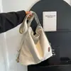 Bolso de Hombro Tote de Gran Capacidad para Mujer 2025 Nuevo Nicho Versátil Mochila Casual Estilo Perezoso Bolso Cruzado de Moda