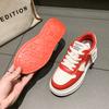 Produtos europeus muffin sola grossa sapatos casuais femininos 2025 primavera nova pequena altura casual estudantes pequenos sapatos brancos femininos