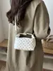 Bolso de mano de lunares estilo ins chic para comercio exterior transfronterizo, moderno y único, adecuado para salidas y desplazamientos, bolso de hombro o bandolera para mujer