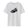 Camiseta Masculina de Manga Curta Algodão Puro de Fibra Longa de Xinjiang Pima Algodão Luxuosa 50 Fios Amônia Líquida Impressão Direta Importada
