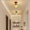 Lámpara Colgante Retro Estilo Medieval Color Té Pétalo para Restaurante Bar Lámpara Colgante Pequeña Estilo Japonés para Mesita de Noche Luz para Pasillo de Entrada