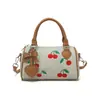 Bolsa de Ombro Feminina com Bordado de Cereja 2026 Nova Bonita Nicho Bolsa Transversal Moda Bolsa de Mão Bolsa Feminina Comércio Exterior Bolsa Feminina