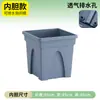 Macetero de acero inoxidable para exteriores para calles comerciales y vías municipales, jardinera rectangular hecha a medida, maceta móvil y combinable