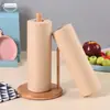 Pano de Limpeza Descartável de Polpa de Bambu Cor Natural para Pessoa Preguiçosa Cozinha Não Tecido Uso Duplo Úmido e Seco Limpeza Lavar Louça Pano