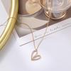 Colar exagerado brilhante de estilo europeu e americano transfronteiriço feminino com diamantes incrustados moda amor internet celebridade discoteca moda clavícula corrente personalidade