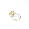 Anillo de Trébol de Cuatro Hojas Giratorio de Lujo Ligero de Alta Gama Sun Cloud Apertura Ajustable Anillo de Hierba de la Suerte para Mujer Venta al por Mayor Surtida