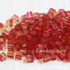 Nuevo Producto Cuentas de Cubo de Azúcar de 6 mm Agujero Recto Cuadrado Vidrio Cuentas Sueltas Hecho a Mano diy Pulsera Collar Accesorios de Joyería Material