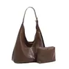 2025 Nova Moda Versátil Ombro Único Transfronteiriça Casual Bolsa Macia Feminina Bolsa Saco Grande Capacidade Bolsa Tote para o Dia a Dia