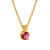 Popular OL estilo elegante natural pedra preciosa zircão pingente de colar design banhado 18k colar moda comutador deve