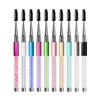 Herramientas de maquillaje al por mayor con taladro cepillo para máscara de pestañas espiral con taladro cepillo de fibra para máscara de pestañas peine de maquillaje multicolor opcional