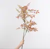 Bambu Nandina Artificial de Caule Vermelho, Galhos Finos de Salgueiro, Cipós Verdes, Galhos Secos, Linhas Decorativas para Decoração de Casa, Plantas Verdes, Têxteis para Casa, Materiais para Arranjos Florais