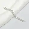Cadena de Extensión para Collar de Metal, Cadena de Cola de Extensión que Conserva el Color, Cadena de Ajuste para Alargar Pulseras y Collares, Materiales de Accesorios para Joyería DIY