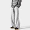 Pantalones nuevos de primavera y otoño 2025 estilo Hong Kong cruz estándar tendencia de moda rectos combinables sueltos deportivos casuales pantalones de sudadera